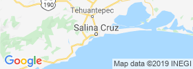 Salina Cruz map
